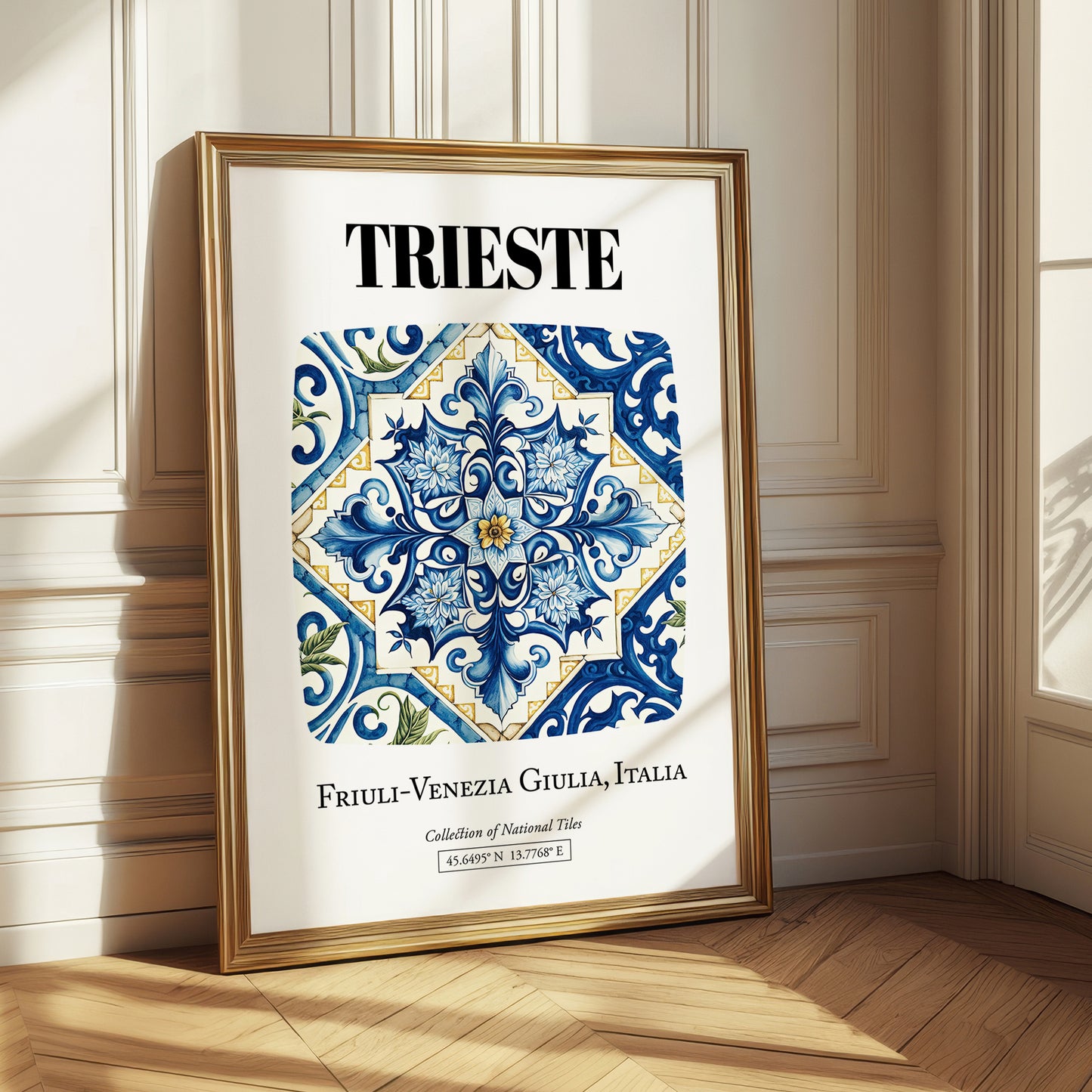 Trieste, Italy – Cultural Heritage Wall Art, styled in a charming Paris street view