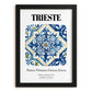 Trieste, Italy – Cultural Heritage Wall Art, in sleek black frame