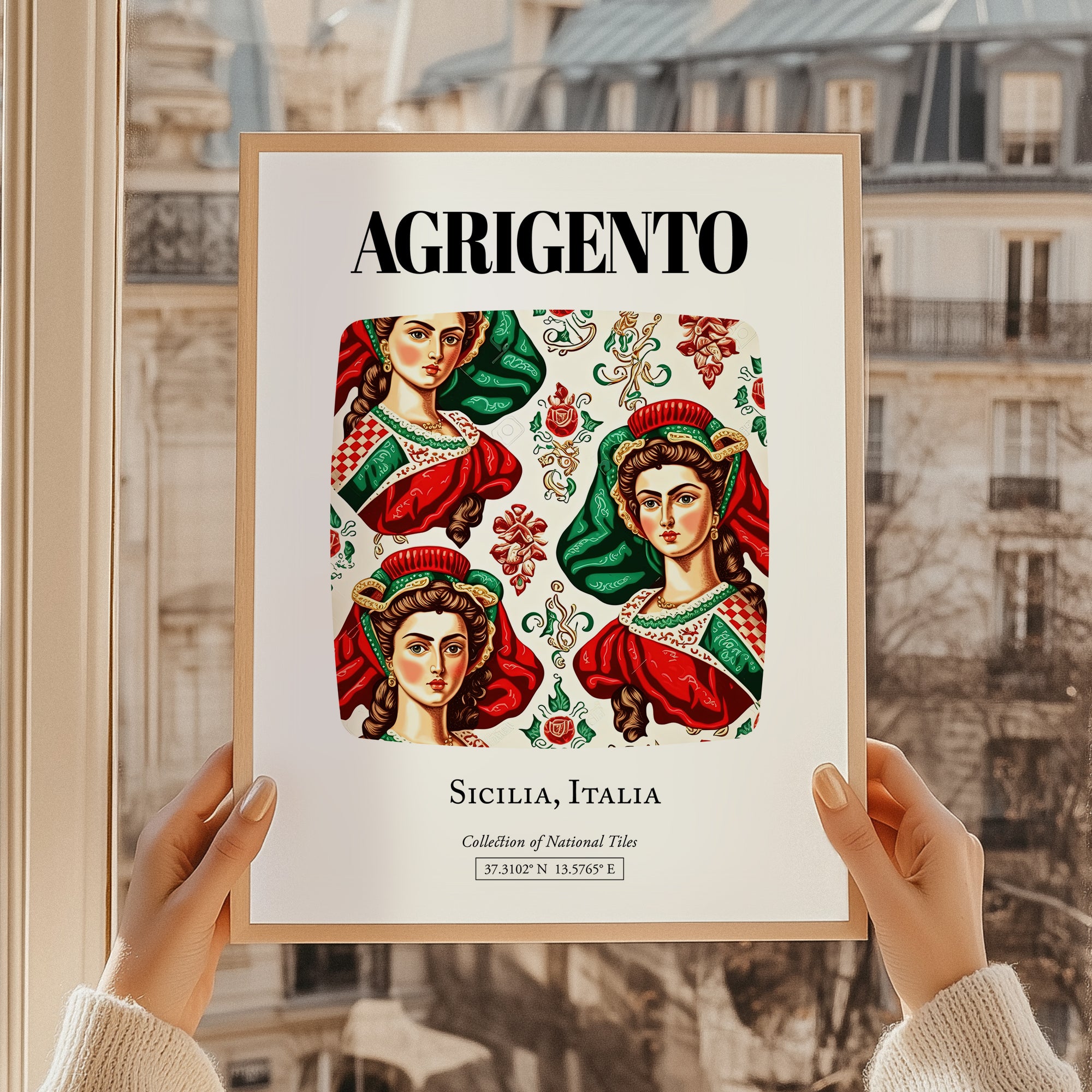 Agrigento, Italy – Minimalist Travel Print