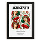 Agrigento, Italy – Minimalist Travel Print, in sleek black frame