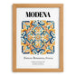 Modena, Italy – Travel Poster, set in oak frame