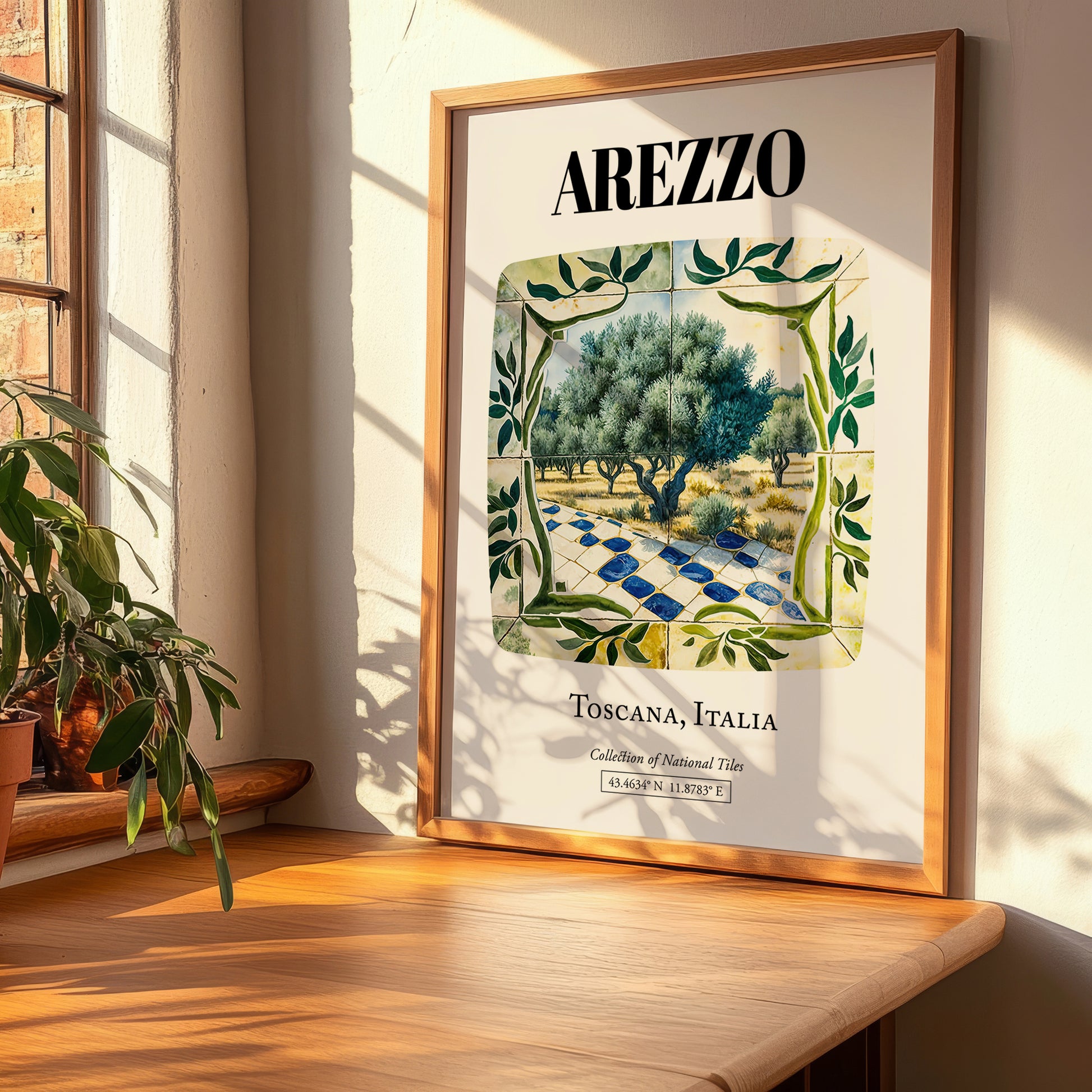 Arezzo, Italy – Travel Wall Art, clean layout with no caption
