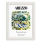 Arezzo, Italy – Travel Wall Art, placed in minimal white frame