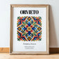Orvieto, Italy – Country Culture Poster, in wooden frame leaning on the floor