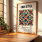 Orvieto, Italy – Country Culture Poster, clean layout with no caption