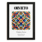 Orvieto, Italy – Country Culture Poster, in sleek black frame