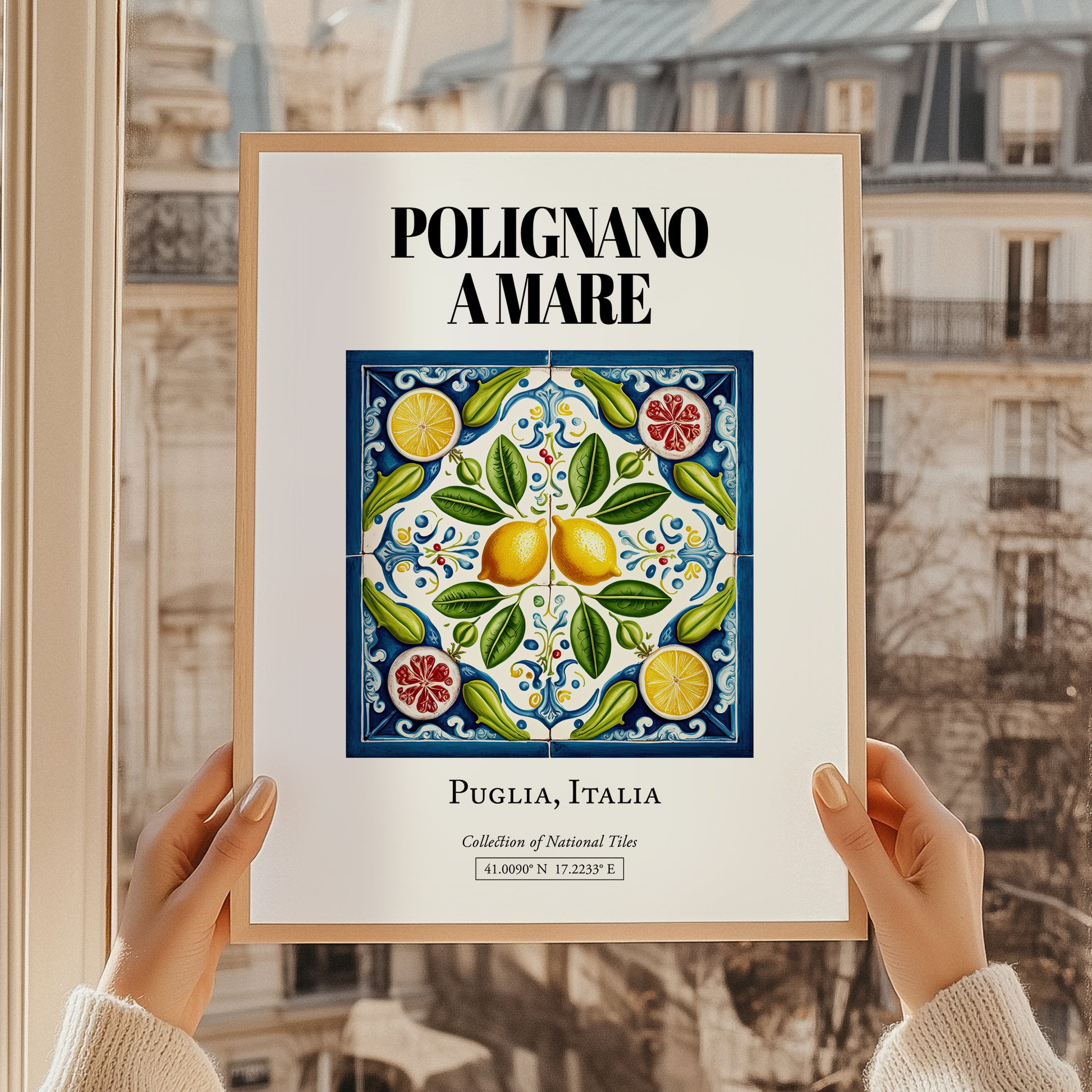 Polignano A Mare, Italy – Illustrated Travel Poster