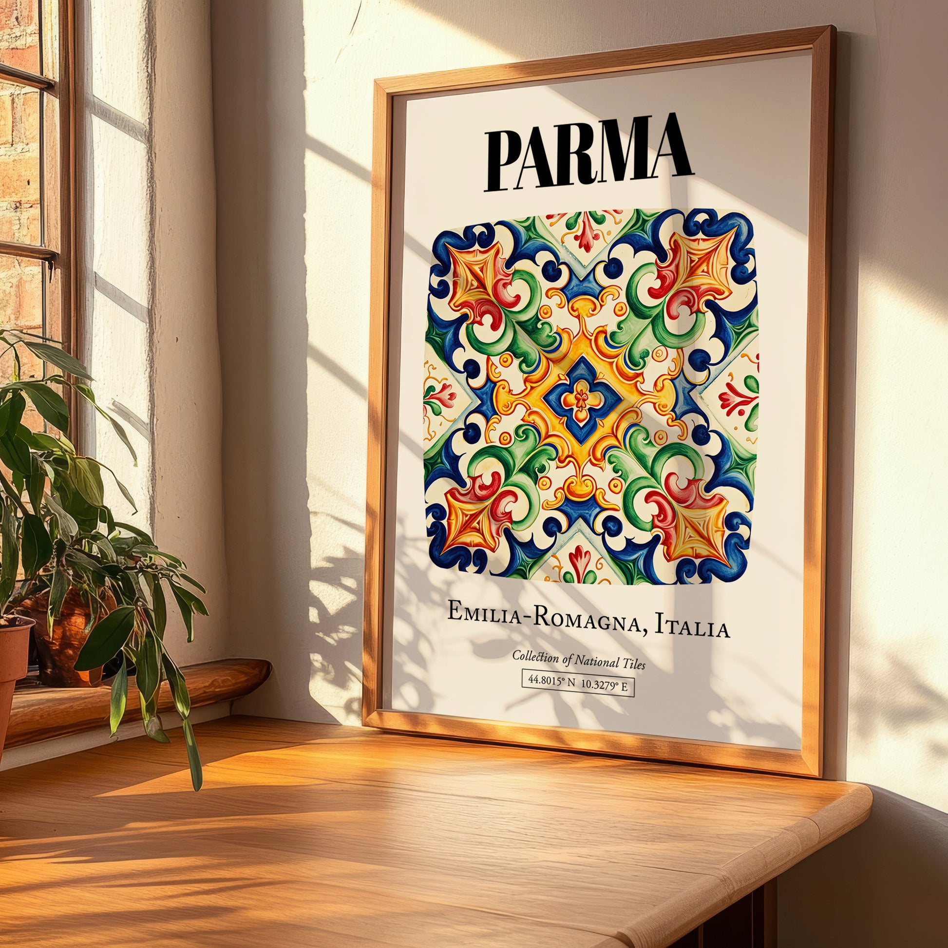 Parma, Italy – Travel Poster, clean layout with no caption