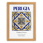 Perugia, Italy – Travel Print, set in oak frame