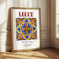 Lecce, Italy – Retro Travel Poster, styled in a charming Paris street view