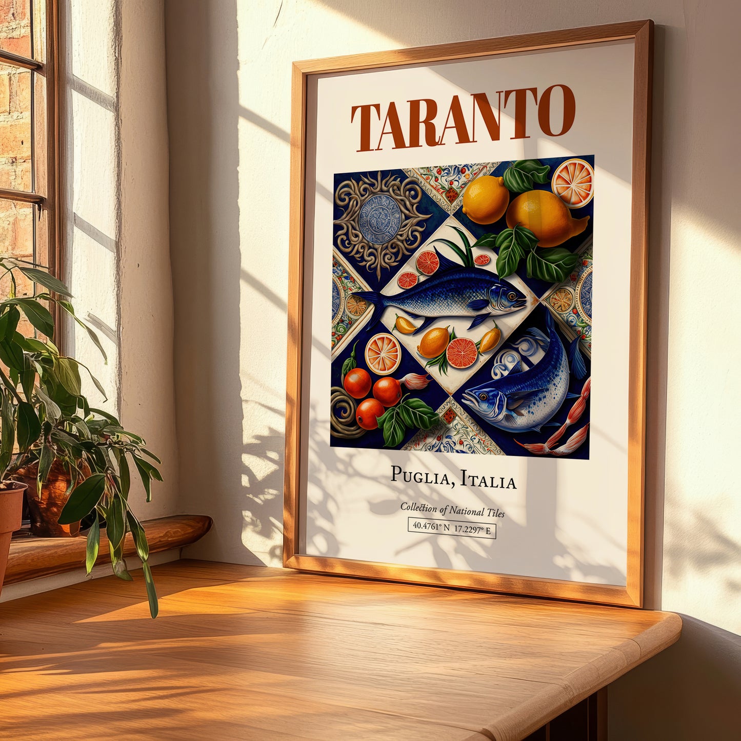 Taranto, Italy – Wanderlust Wall Decor, clean layout with no caption