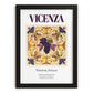 Vicenza, Italy – Travel Wall Decor, in sleek black frame