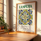 La Spezia, Italy – Tourist Destination Poster, clean layout with no caption