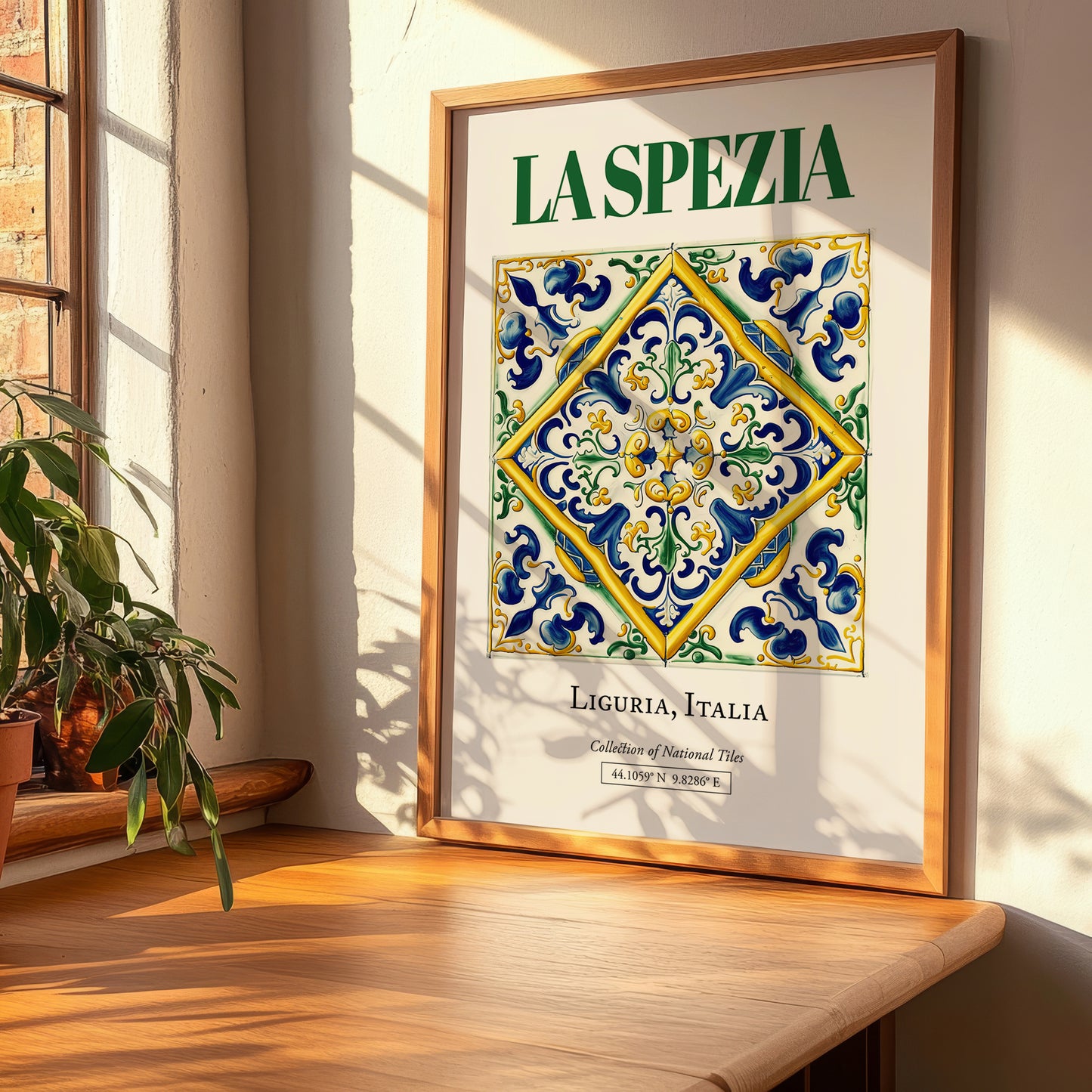 La Spezia, Italy – Tourist Destination Poster, clean layout with no caption