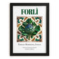 Forlì, Italy – Travel Wall Decor, in sleek black frame