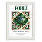Forlì, Italy – Travel Wall Decor, placed in minimal white frame