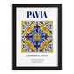 Pavia, Italy – Travel Wall Art, in sleek black frame