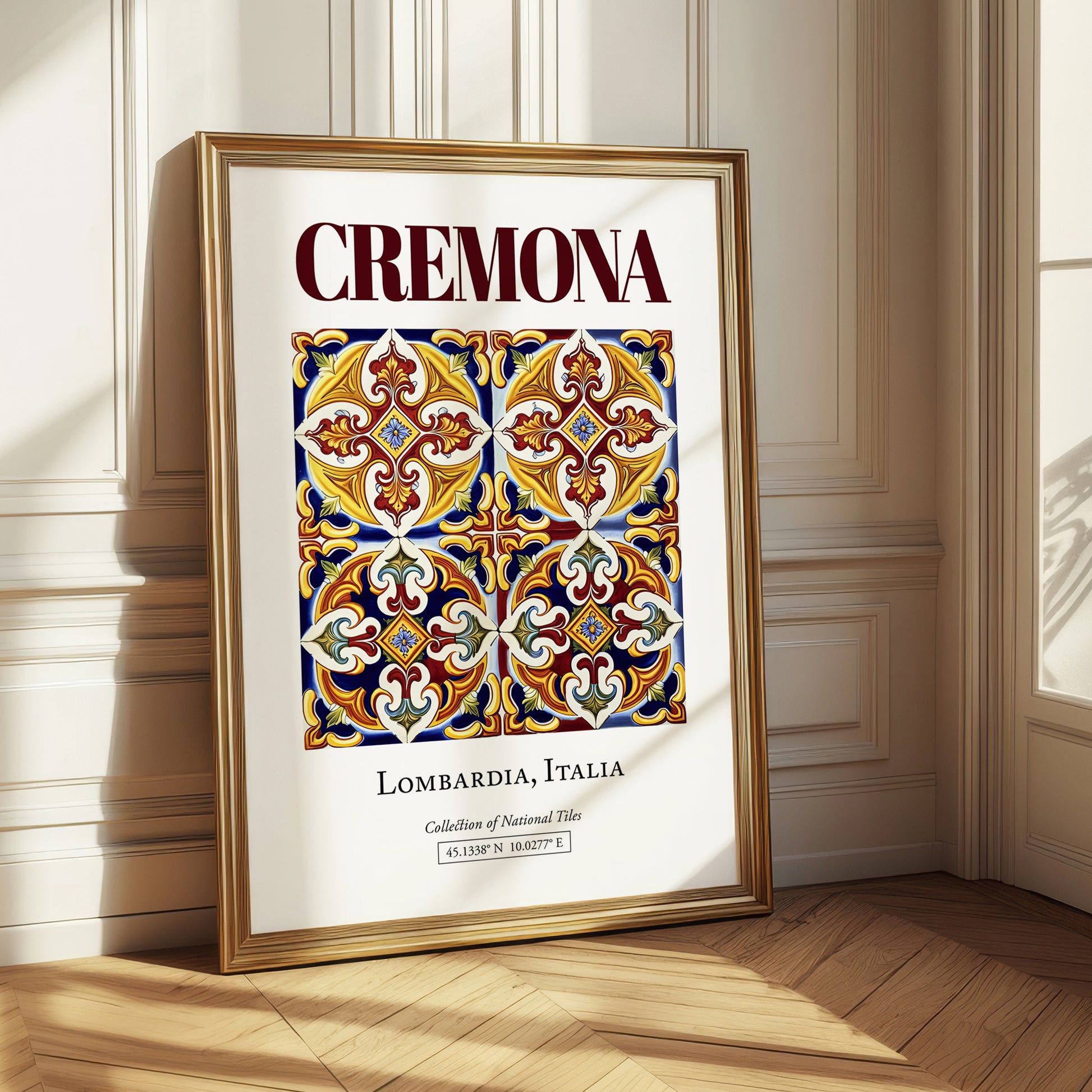 Cremona, Italy – Cityscape Wall Art, styled in a charming Paris street view
