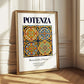 Potenza, Italy – Travel Poster, styled in a charming Paris street view