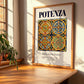 Potenza, Italy – Travel Poster, clean layout with no caption