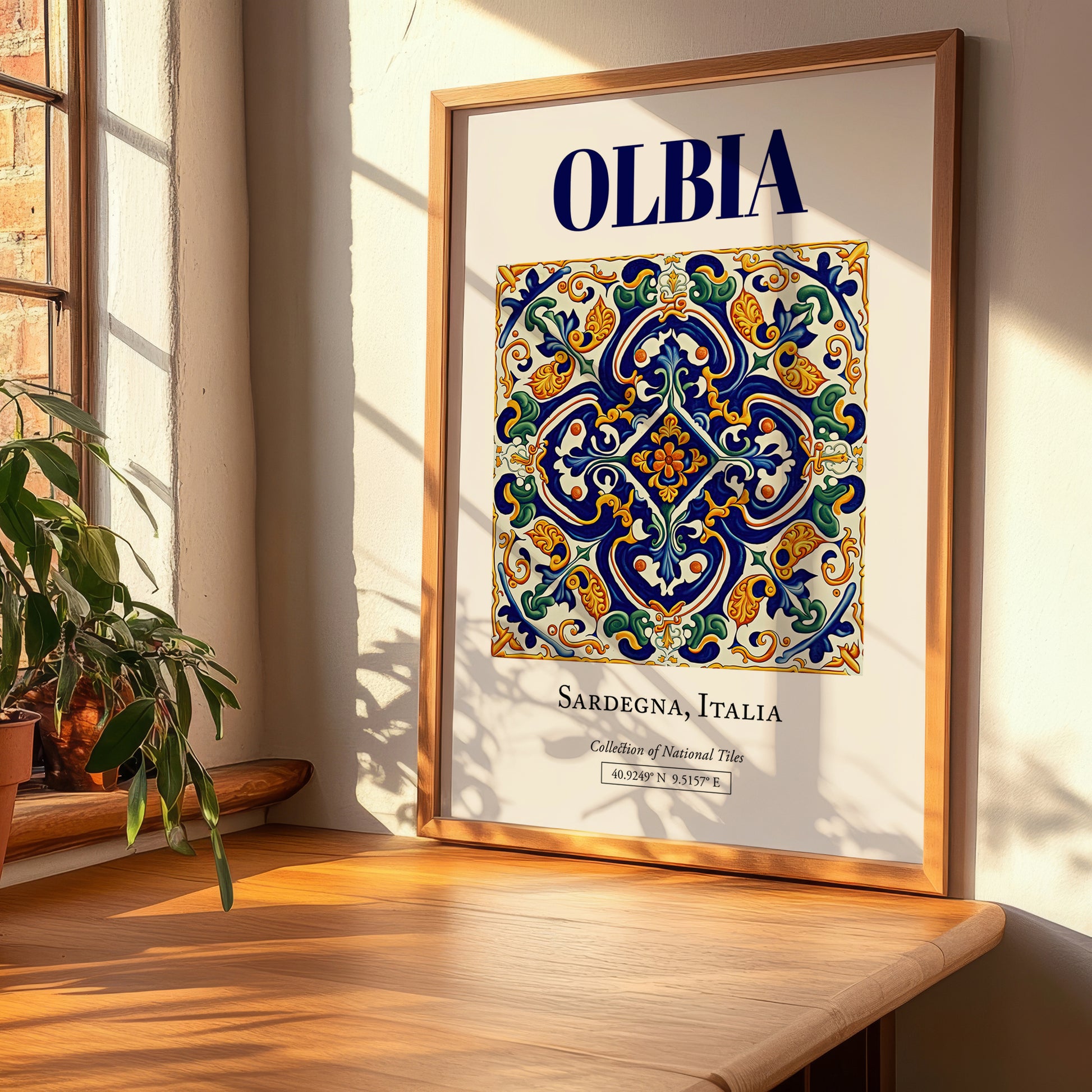 Olbia, Italy – Travel Wall Art, clean layout with no caption