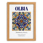 Olbia, Italy – Travel Wall Art, set in oak frame