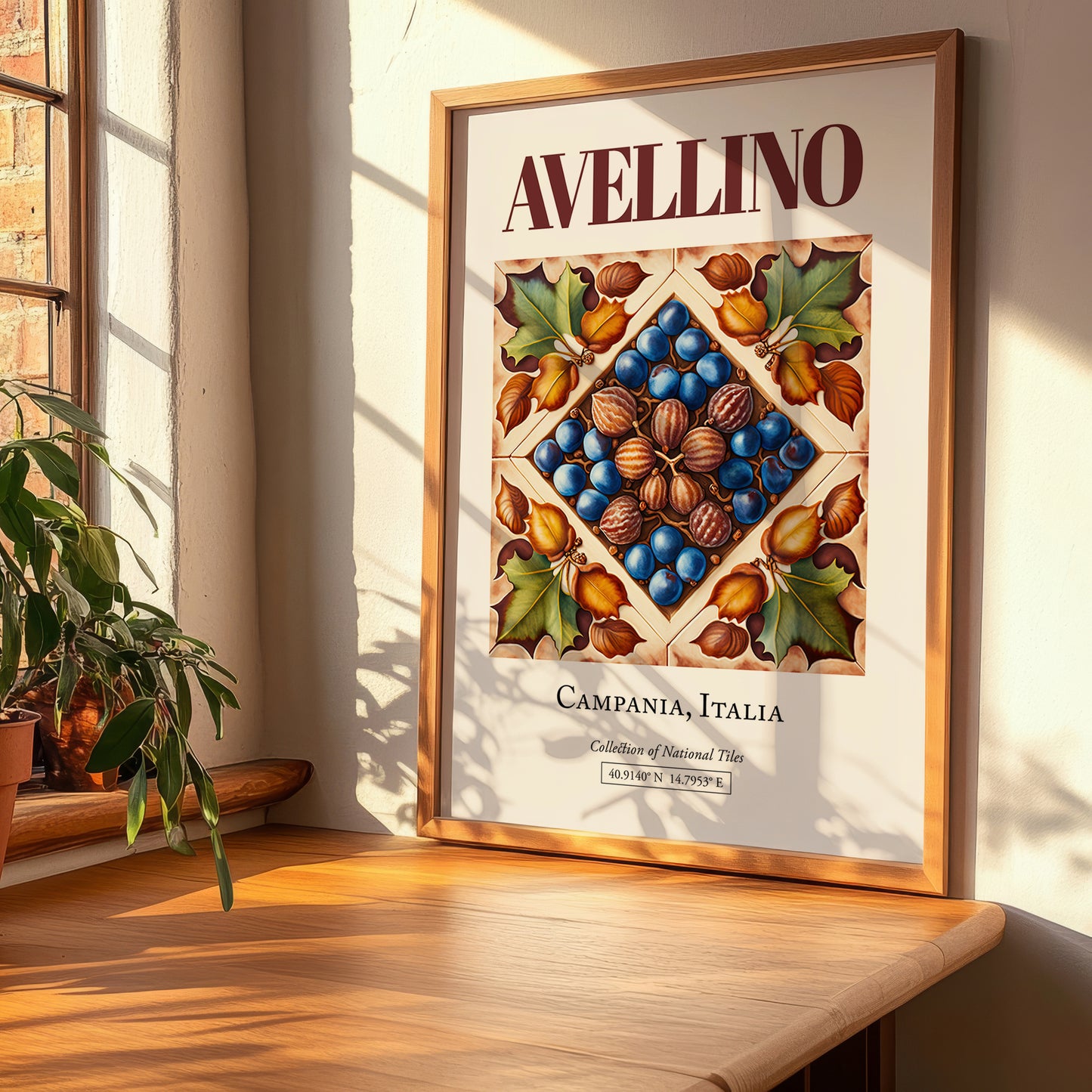 Avellino, Italy – Travel Poster, clean layout with no caption