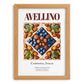 Avellino, Italy – Travel Poster, set in oak frame