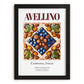 Avellino, Italy – Travel Poster, in sleek black frame