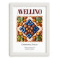 Avellino, Italy – Travel Poster, placed in minimal white frame