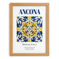Ancona, Italy – Travel Print, set in oak frame
