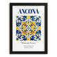 Ancona, Italy – Travel Print, in sleek black frame