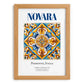 Novara, Italy – Away From Home Poster, set in oak frame