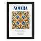 Novara, Italy – Away From Home Poster, in sleek black frame