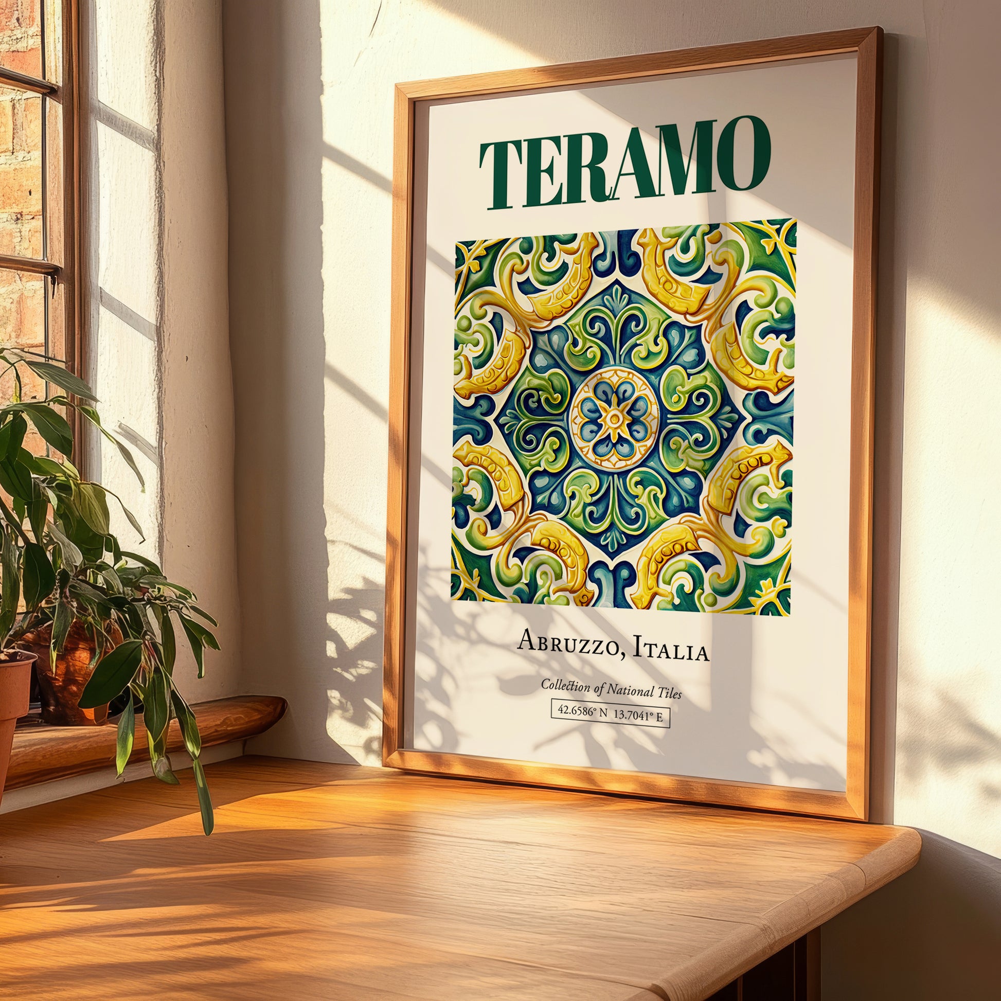 Teramo, Italy – Travel Wall Decor, clean layout with no caption