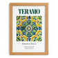Teramo, Italy – Travel Wall Decor, set in oak frame