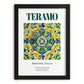 Teramo, Italy – Travel Wall Decor, in sleek black frame