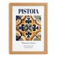 Pistoia, Italy – Retro Travel Poster, set in oak frame