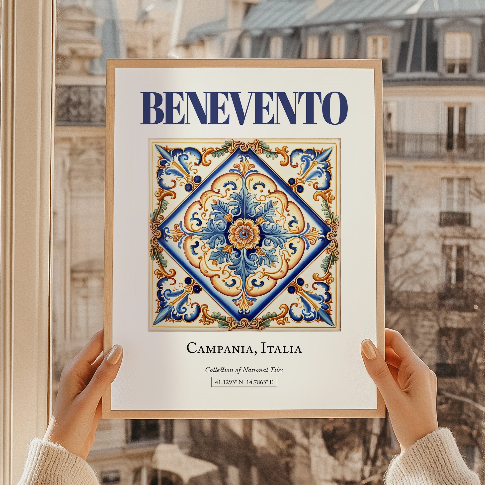 Benevento, Italy – Illustrated Travel Poster