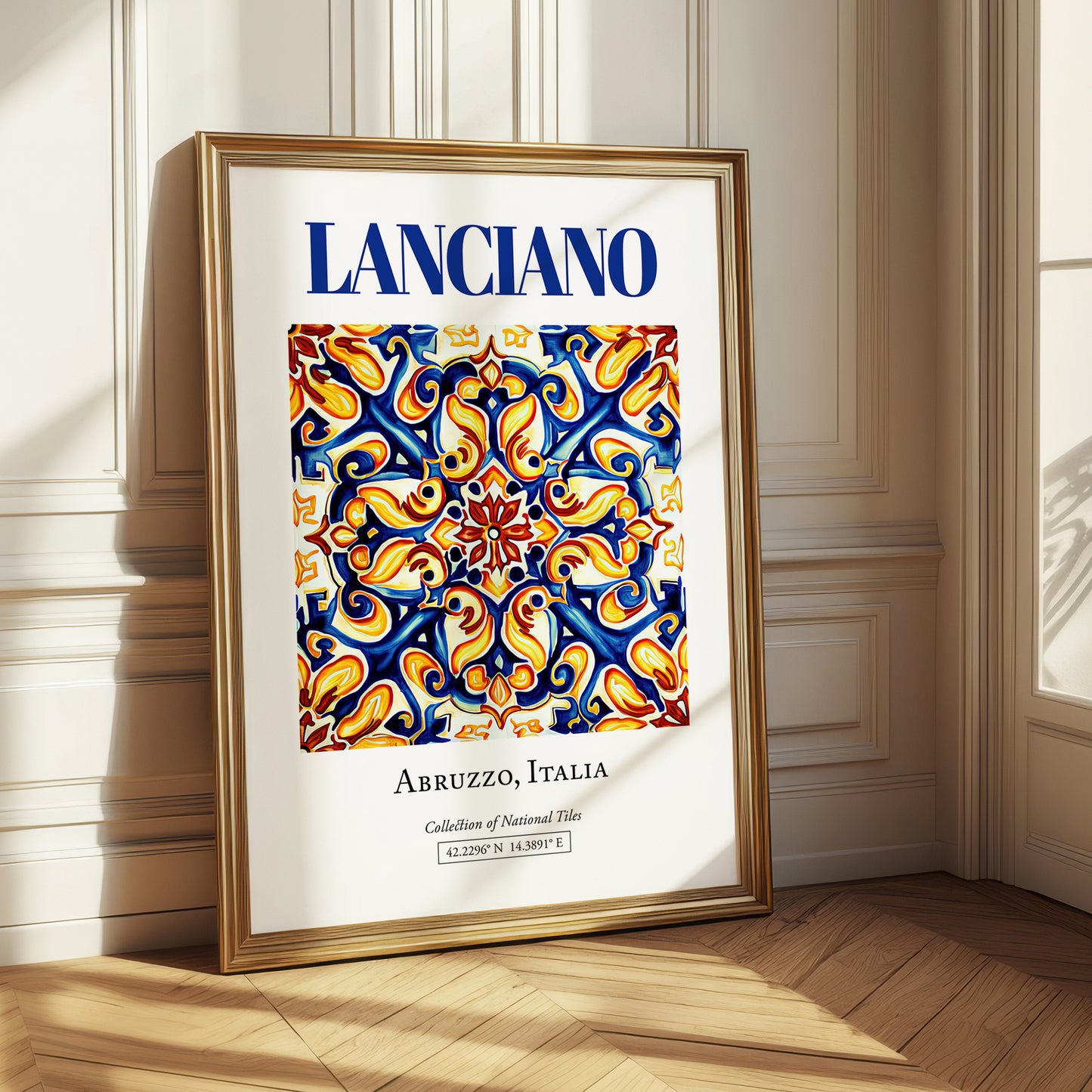 Lanciano, Italy – Tourist Destination Poster, styled in a charming Paris street view