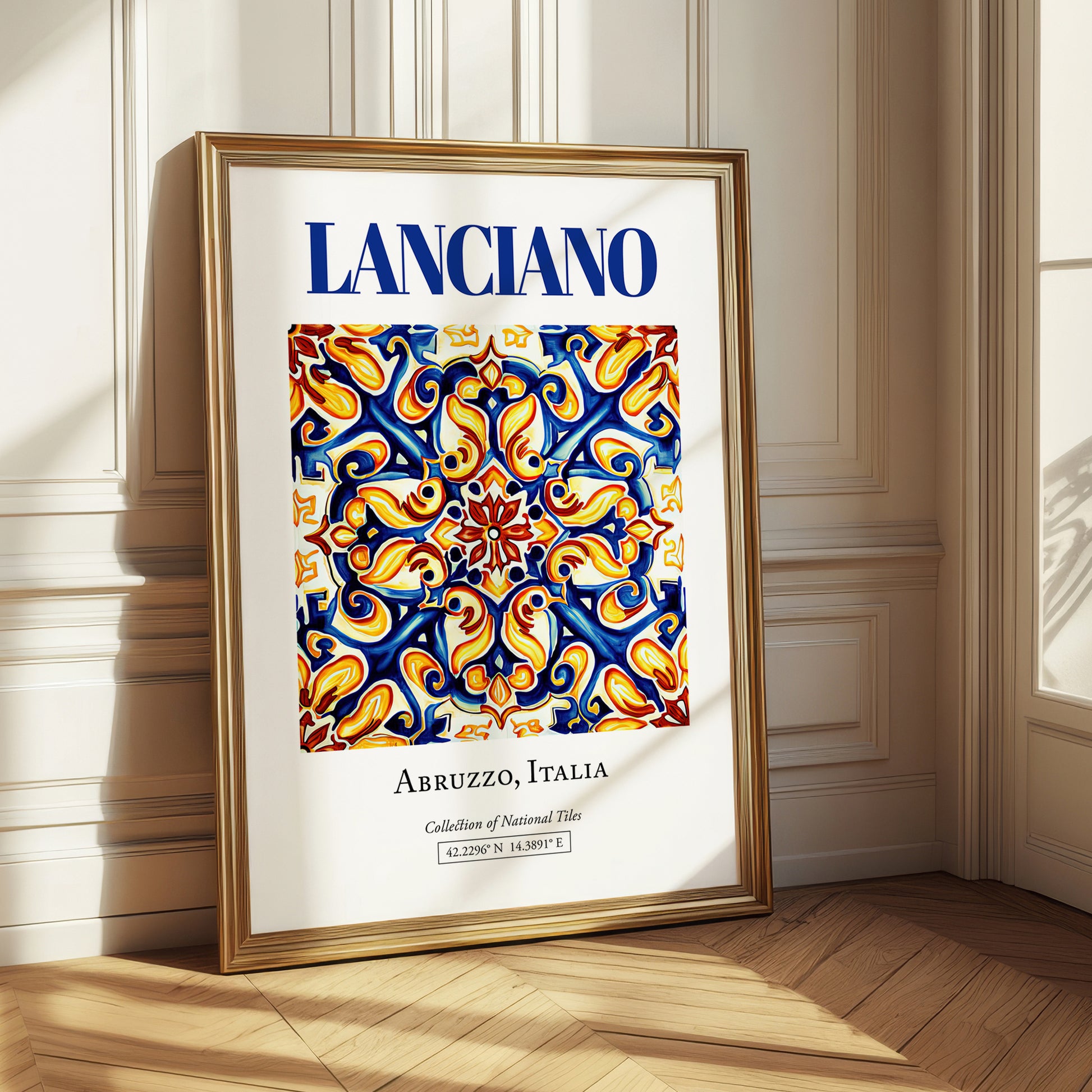 Lanciano, Italy – Tourist Destination Poster, styled in a charming Paris street view