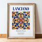 Lanciano, Italy – Tourist Destination Poster, in wooden frame leaning on the floor
