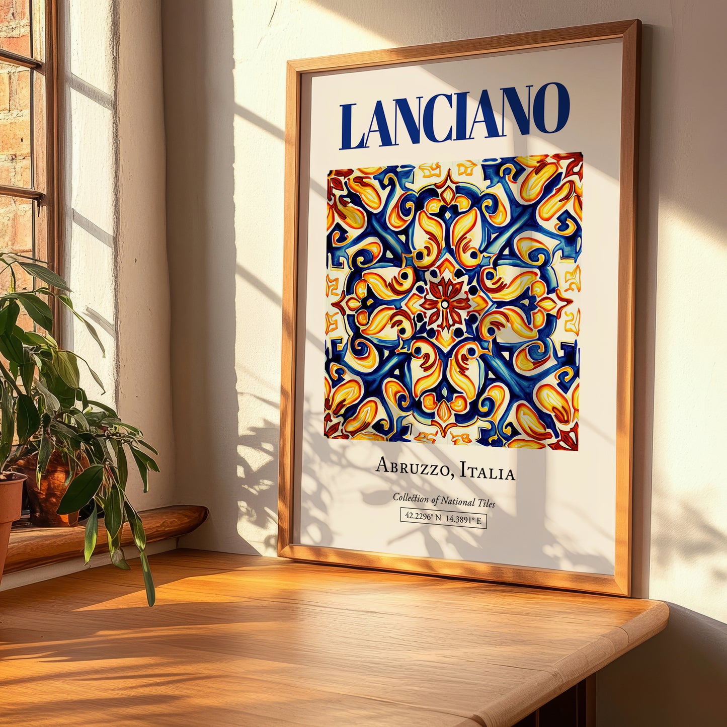 Lanciano, Italy – Tourist Destination Poster, clean layout with no caption