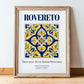 Rovereto, Italy – Dream Destination Decor, in wooden frame leaning on the floor