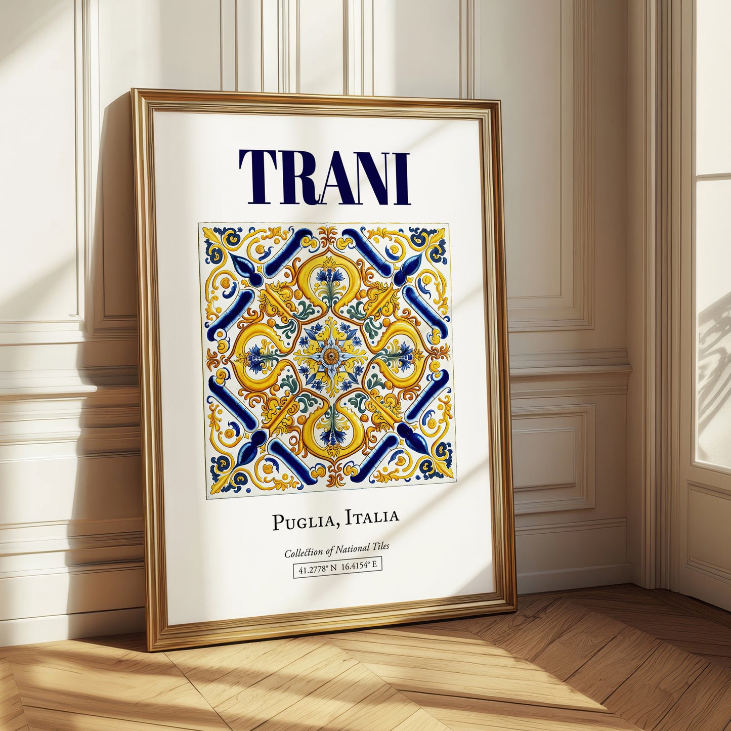 Trani, Italy – Wanderlust Wall Decor, styled in a charming Paris street view
