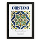 Oristano, Italy – Travel Print, in sleek black frame