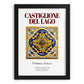 Castiglione del Lago, Italy – Travel Print, in sleek black frame