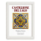 Castiglione del Lago, Italy – Travel Print, placed in minimal white frame
