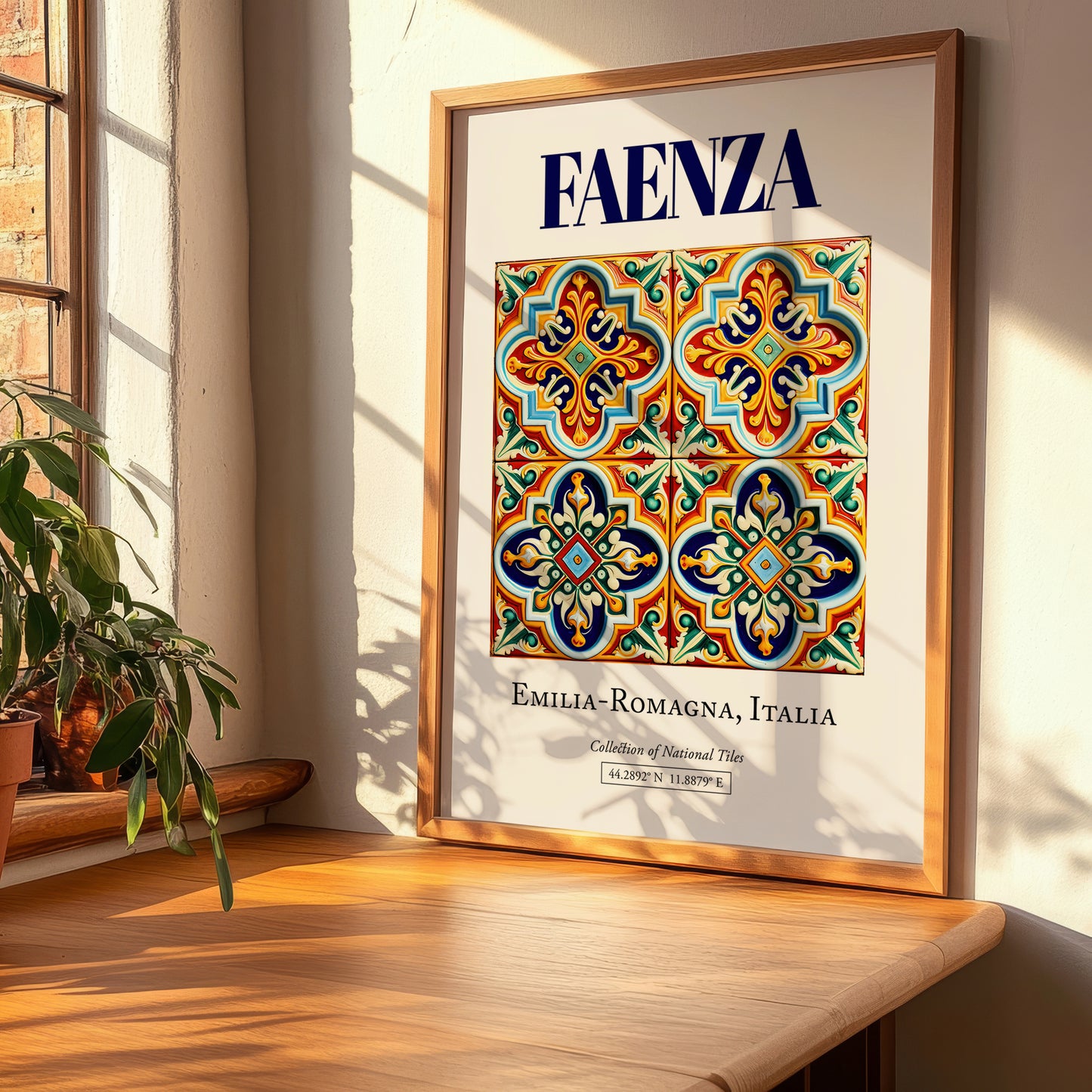 Faenza, Italy – Travel Wall Art, clean layout with no caption