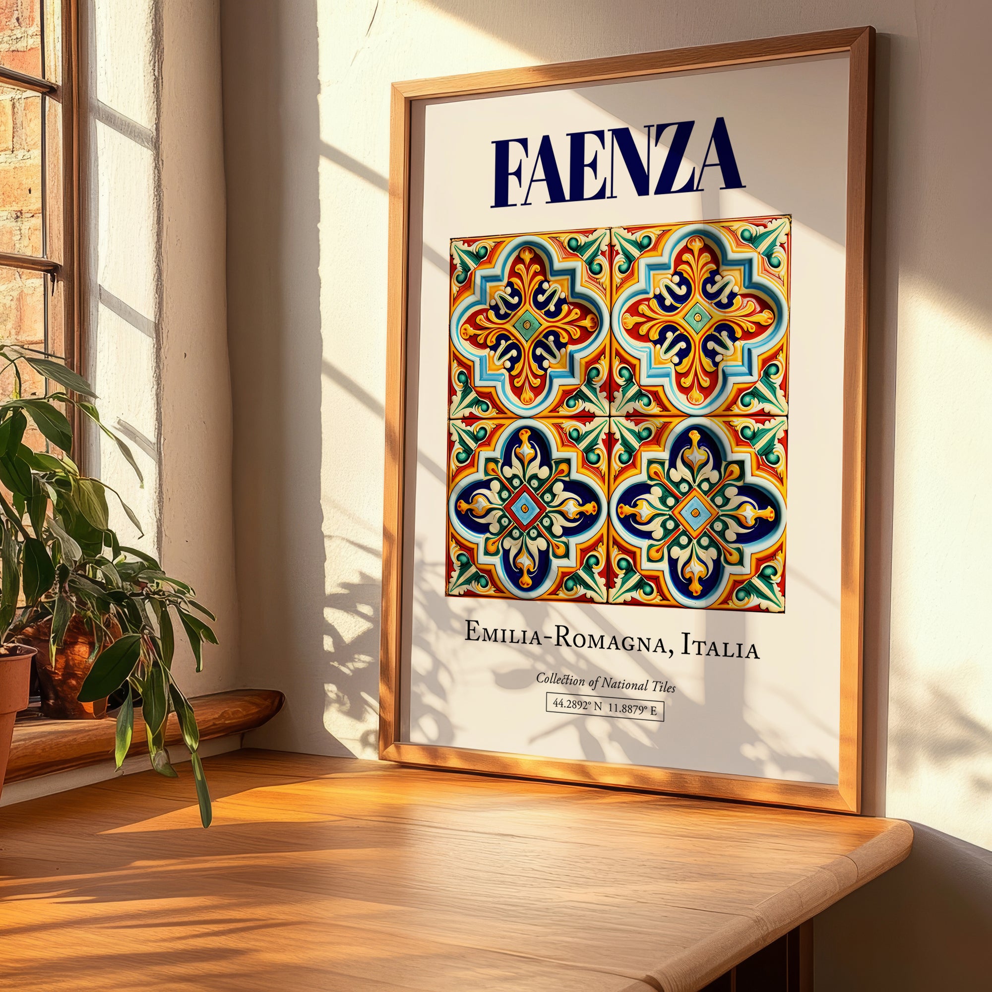 Faenza, Italy – Travel Wall Art, clean layout with no caption